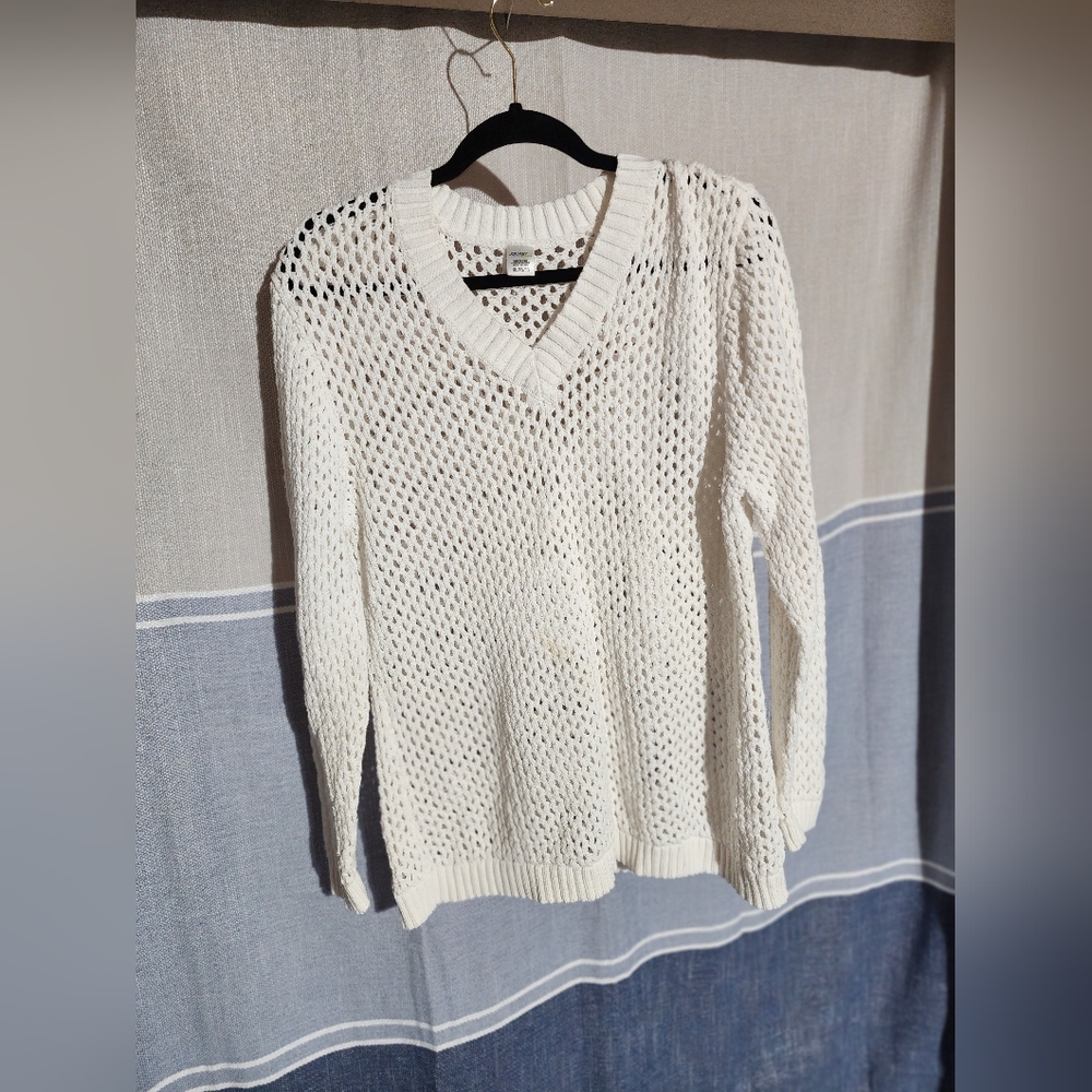Jockey white hole sweater